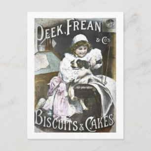 Peek, Frean, & Co. Kekse und Kuchen Vintage-Werbun Postkarte