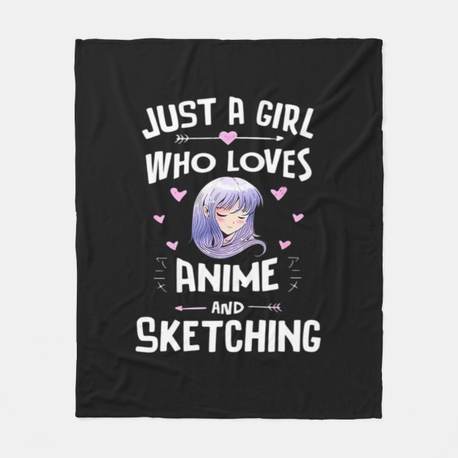 Peekabo Anime Classic Fleecedecke (Vorderseite)