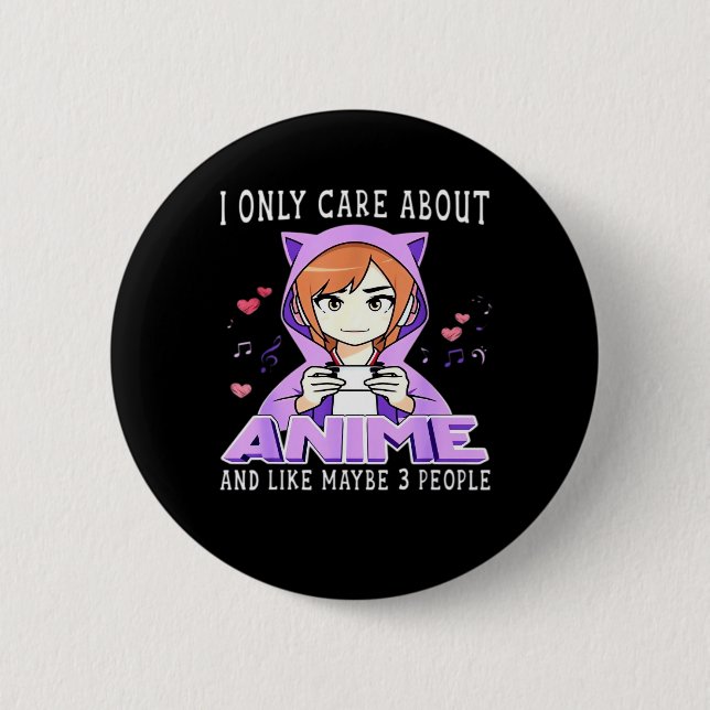 Peekabo Anime Manga Button (Vorderseite)