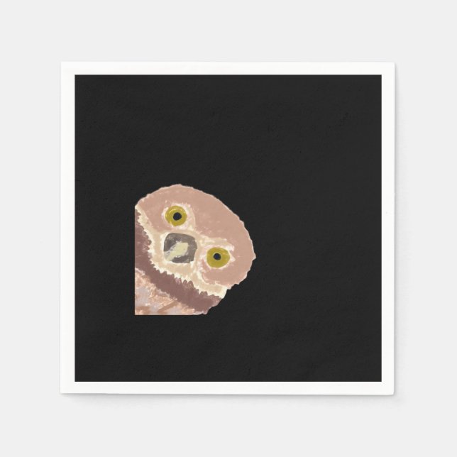 Peekabo Funny Design für Halloween Serviette (Vorderseite)