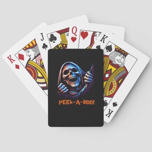 Peekabo Poltergeist Prankster Spielkarten (Rückseite)