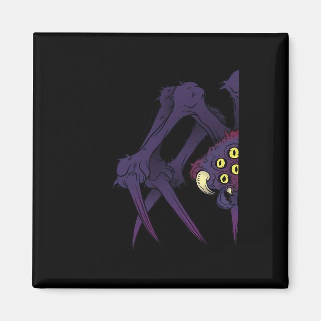 Peekabo Spider Magnet (Vorne)