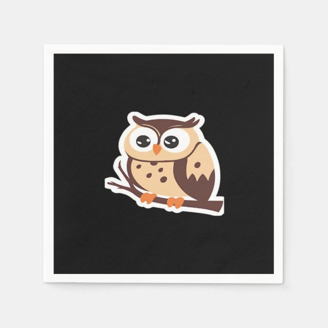 Peekabo Viral Halloween Serviette (Vorderseite)