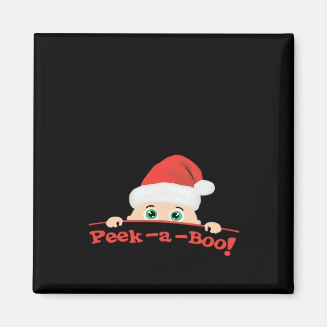 Peekaboo Angepasst Magnet (Vorne)