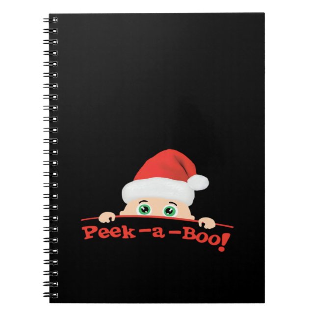 Peekaboo Angepasst Notizblock (Vorderseite)