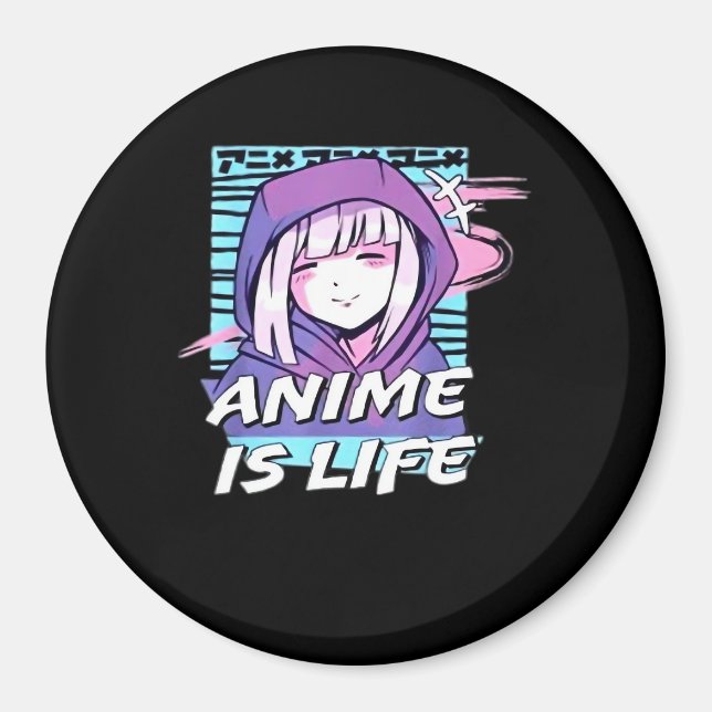 Peekaboo Anime Funny Magnet (Vorne)