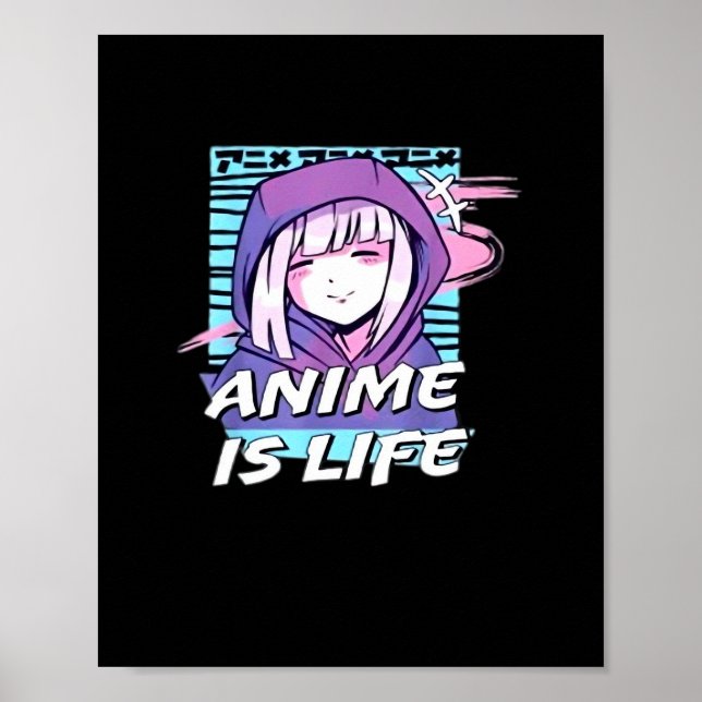 Peekaboo Anime Funny Poster (Vorne)