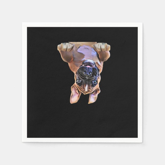 Peekaboo Boxer Serviette (Vorderseite)