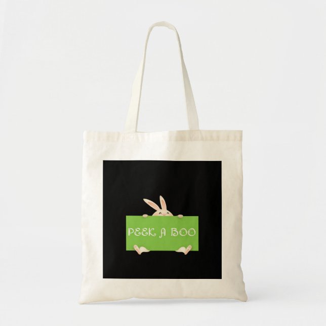 Peekaboo Bunny Tragetasche (Vorne)