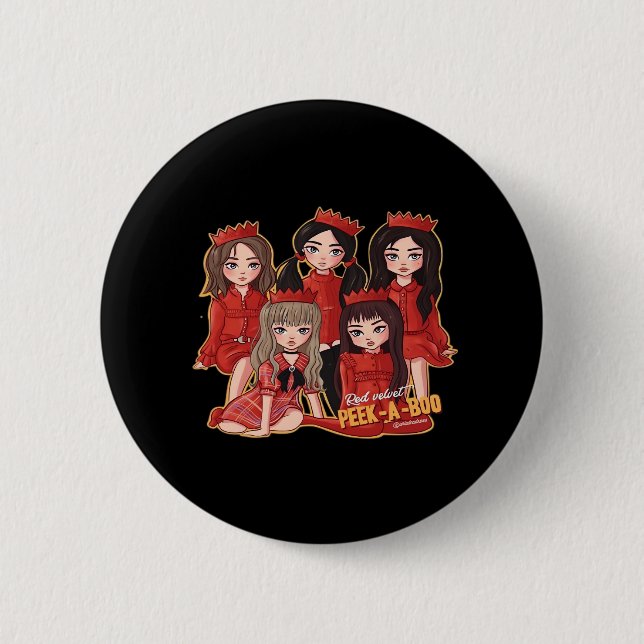 Peekaboo Cozy Herbst Button (Vorderseite)