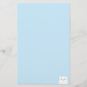 Peekaboo-Eisbär-Briefpapier Briefpapier