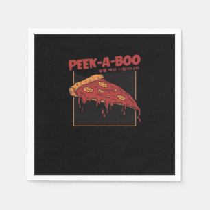 Peekaboo Funny Zitat Serviette