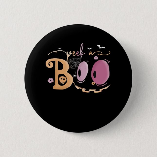 Peekaboo Halloween Essential Sloth Button (Vorderseite)