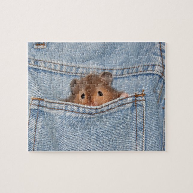 Peekaboo Hamster Puzzle (Horizontal)