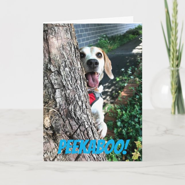 PEEKABOO KARTE (Vorderseite)