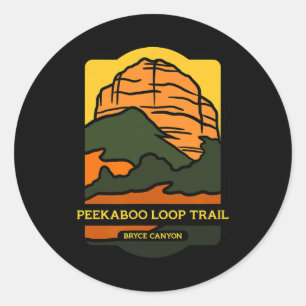 Peekaboo Loop Tour - Bryce Canyon Horseback Ridin Runder Aufkleber
