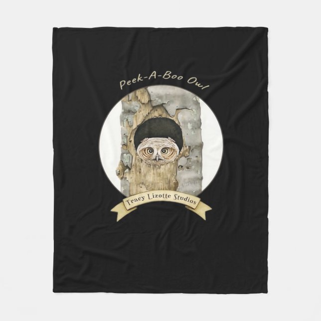 Peekaboo Meme Design für Halloween Fleecedecke (Vorderseite)