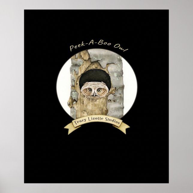 Peekaboo Meme Design für Halloween Poster (Vorne)