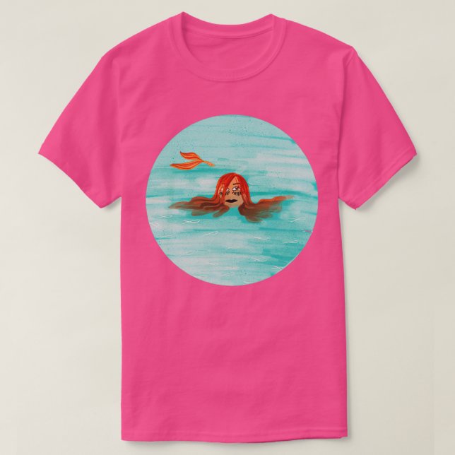 Peekaboo Mermaid T-Shirt (Design vorne)