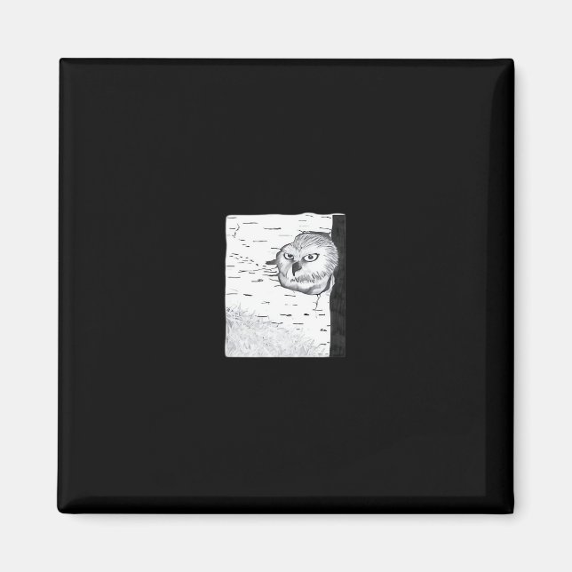 Peekaboo Niedlich Basic Magnet (Vorne)