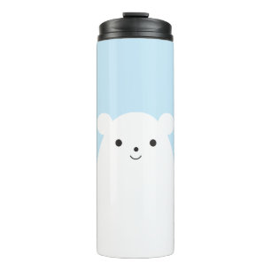 Peekaboo Polar Bär Thermosbecher