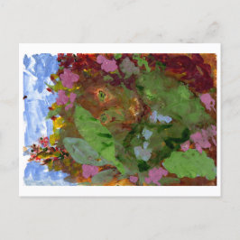 Peekaboo Postcard Postkarte