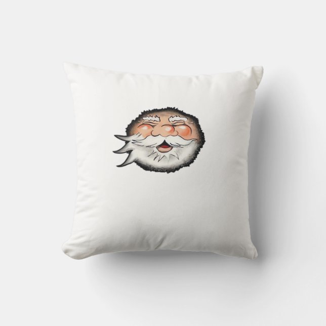 Peekaboo Santa Classic Kissen (Vorderseite)
