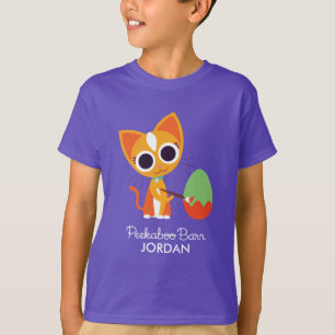 Peekaboo-Scheune Ostern   Purrl die Katze T-Shirt