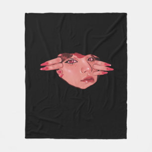 Peekaboo - Sloth Design Vibes Fleecedecke