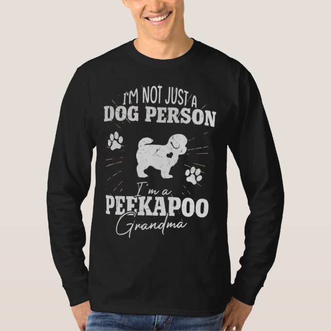 Peekapoo Grandma Dog  for Women Mom  Mothers Day T-Shirt (Vorderseite)