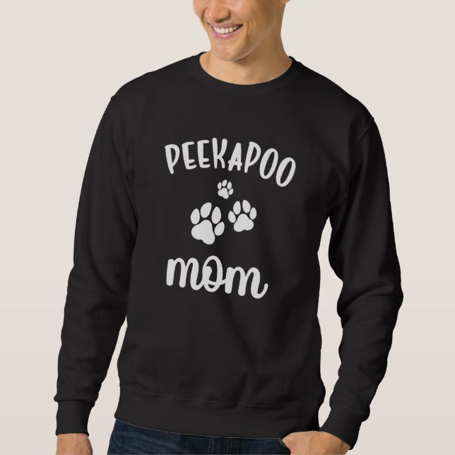 Peekapoo Mom Cute Dog Sweatshirt (Vorderseite)