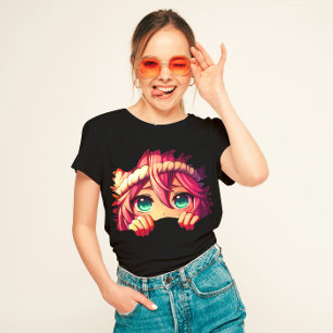 Peeking Anime T-Shirt