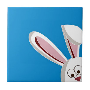 Peeking Bunny Fliese