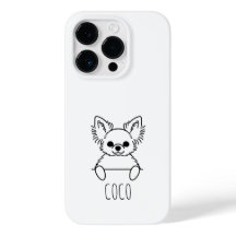 Peeking Chihuahua Niedlicher Individuelle Name Tel