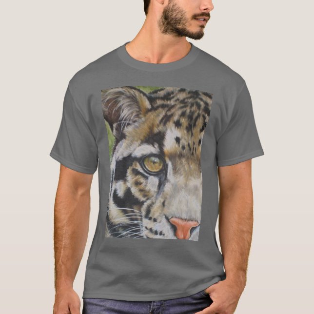Peeking Clouded Leopard T-Shirt (Vorderseite)