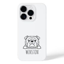 Peeking English Bulldog Individuelle Name Phone Ca