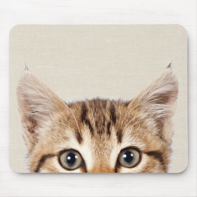 Peeking Kitty Mousepad (Vorne)