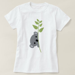 Peeking Koala Bear T - Shirt
