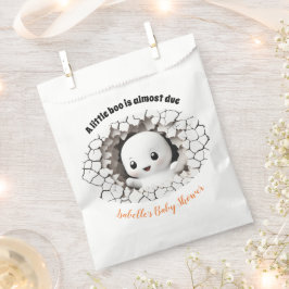 Peeking Little Boo Ghost Baby Shower Gefälligkeits Geschenktütchen