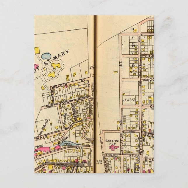 Peekskill, New York 3 Postkarte (Vorderseite)