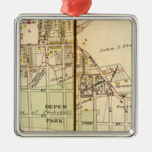 Peekskill, New York 4 Silbernes Ornament