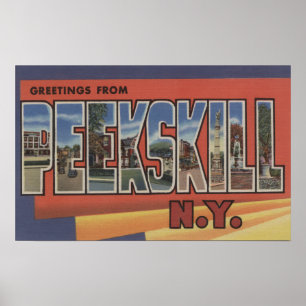 Peekskill, New York - Große Briefszenen Poster
