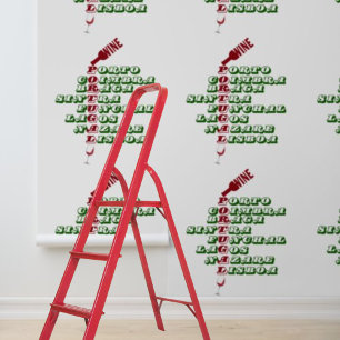 Peel and Stick Portugal Lissabon Porto Weinmuster Tapete