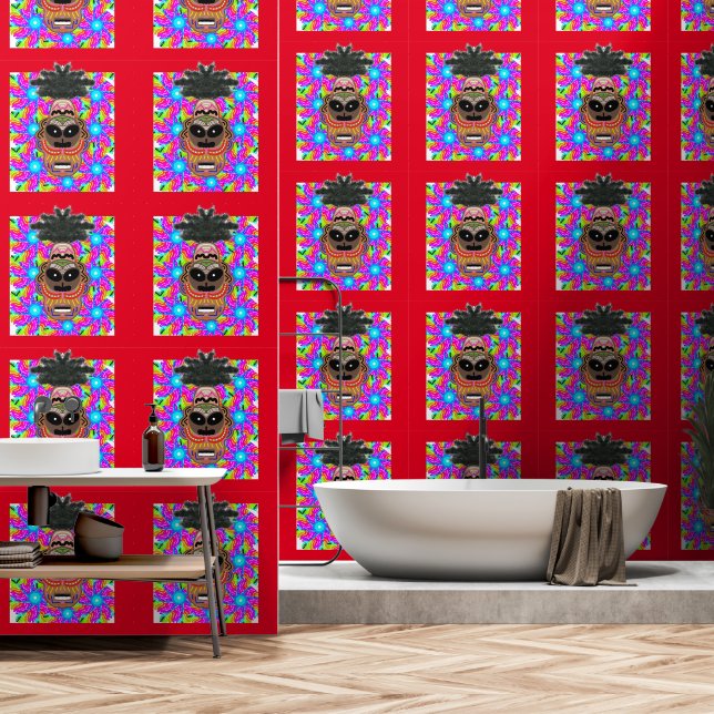 Peel-and-Stick-Tapete 60 - Azul Tapete (Badezimmer)