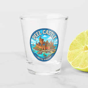 Peel Castle, Isle of Man Vereinigtes Königreich Schnapsglas