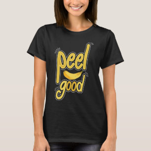 Peel Good Women Banana Gelbe Frucht Liebe T-Shirt