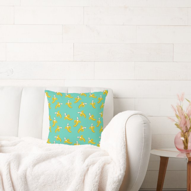 Peel me - Funny Banana Pattern Kissen (Liege)