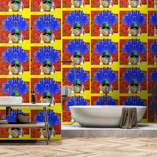 Peel und Stick Wallpaper 70 - Rainbow Blue 2 Tapete