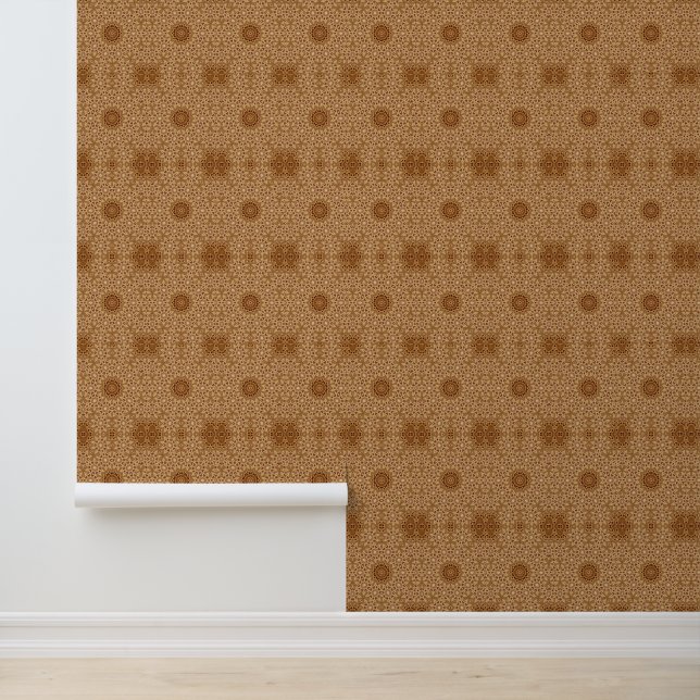Peel und Stick Wallpaper Henna Tinte Muster Tapete (Anwendung)