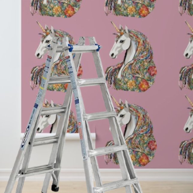 Peel und Stick Wallpaper Unicorn Mythisches Pferd Tapete (Peel and Stick Wallpaper Unicorn Mythical Horse Wallpaper)